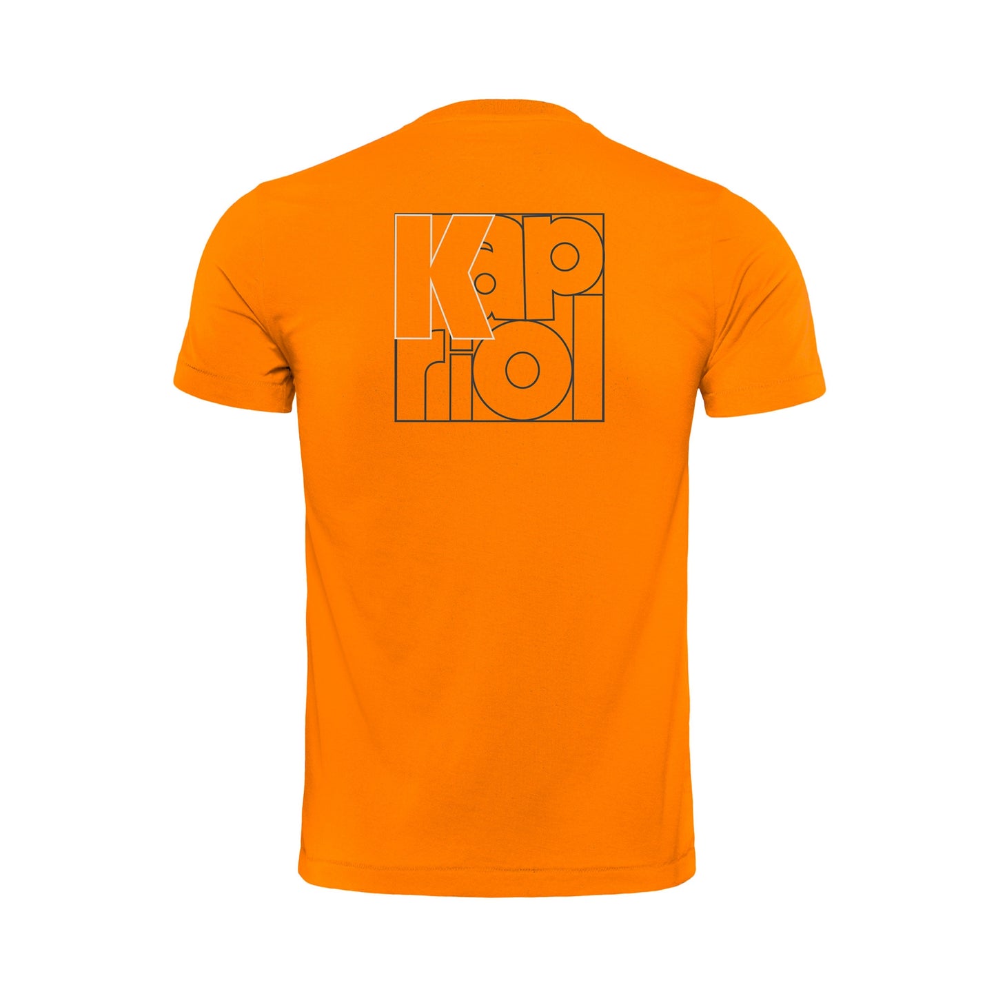 Orangefarbenes Arbeits-T-Shirt Enjoy Kapriol