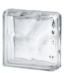 Terminal Doble Bloque de Vidrio Clear 19x19x8 Double End Wave - 1