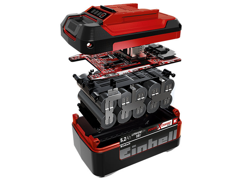 Schnellladegerät + 5,2 Ah 18 V Einhell-Akku