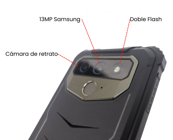 Móvil resistente KOA Rhino 7.500mHa 4GB 13MP - 12