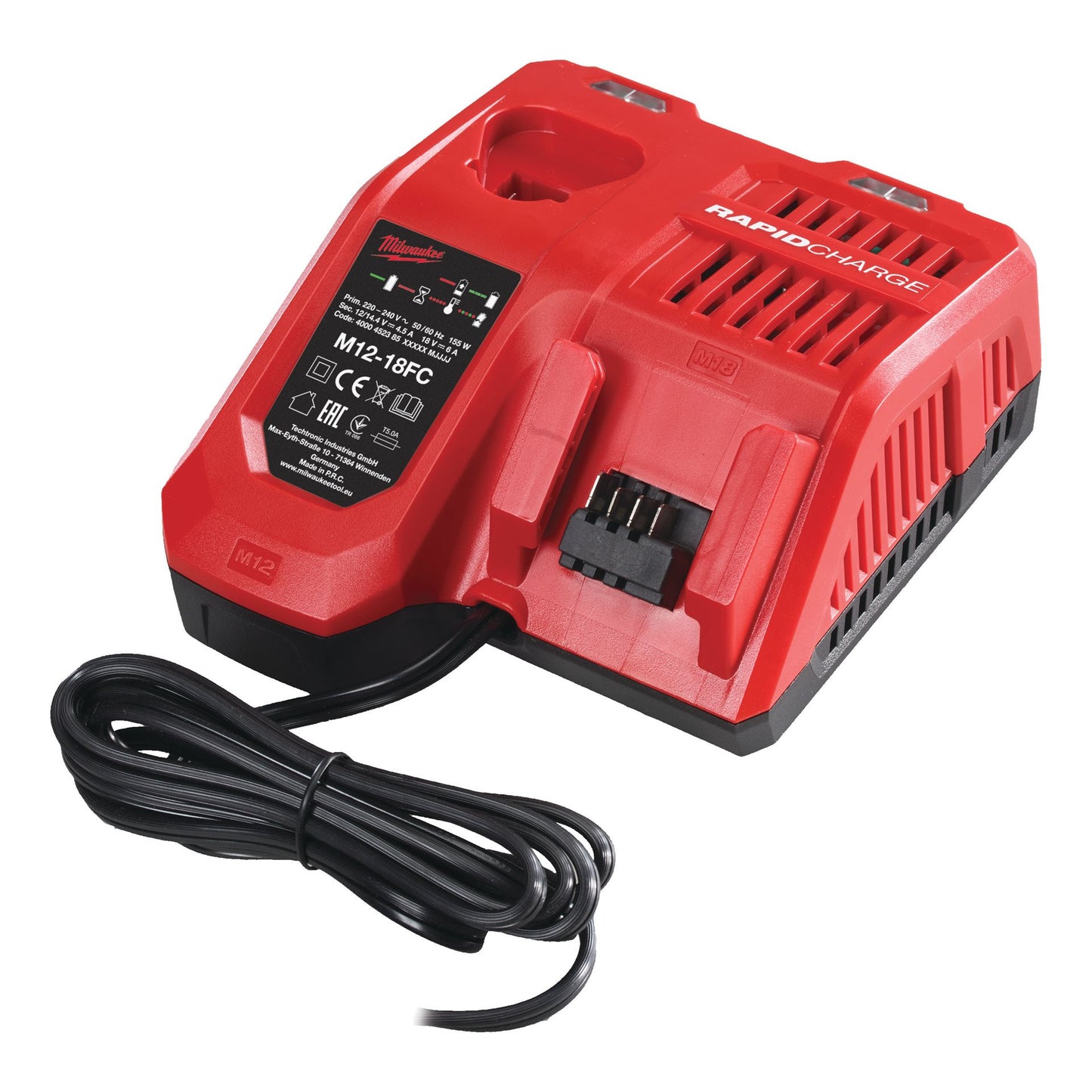 26-mm-SDS-Plus-Kombihammer mit Fixtec 2,5J + 2bat 5,5Ah + Ladegerät + Koffer Milwaukee M18 FHX-552X