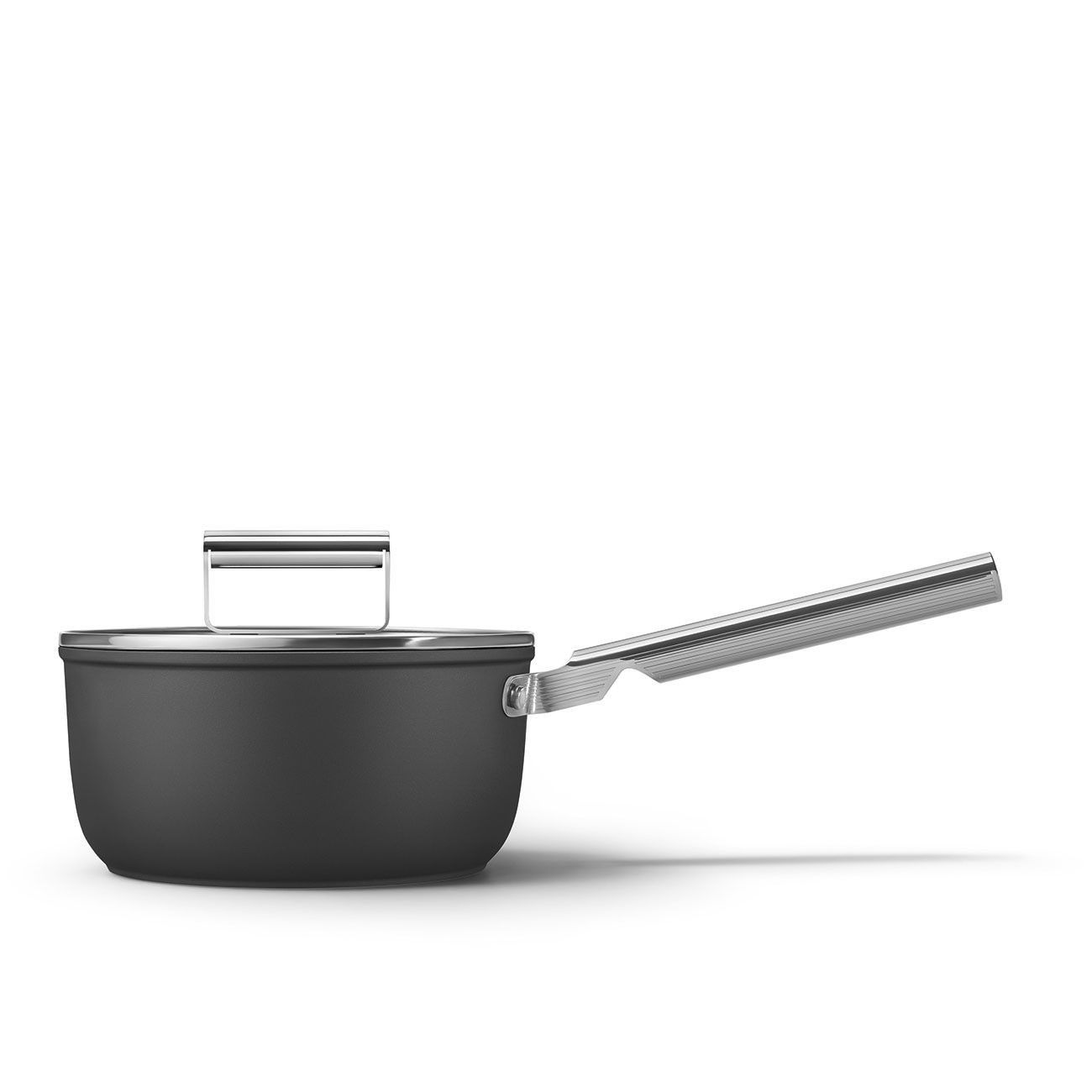 Smeg Mattschwarzes Küchengeschirr-Set mit 5 Teilen