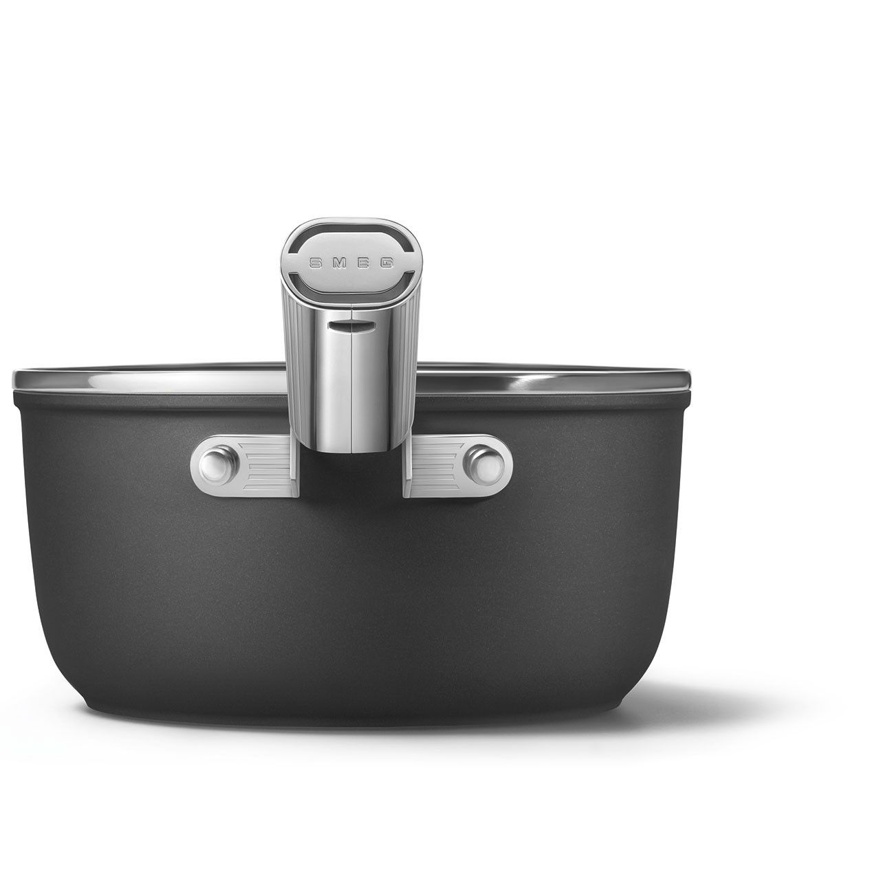 Smeg Mattschwarzes Küchengeschirr-Set mit 5 Teilen