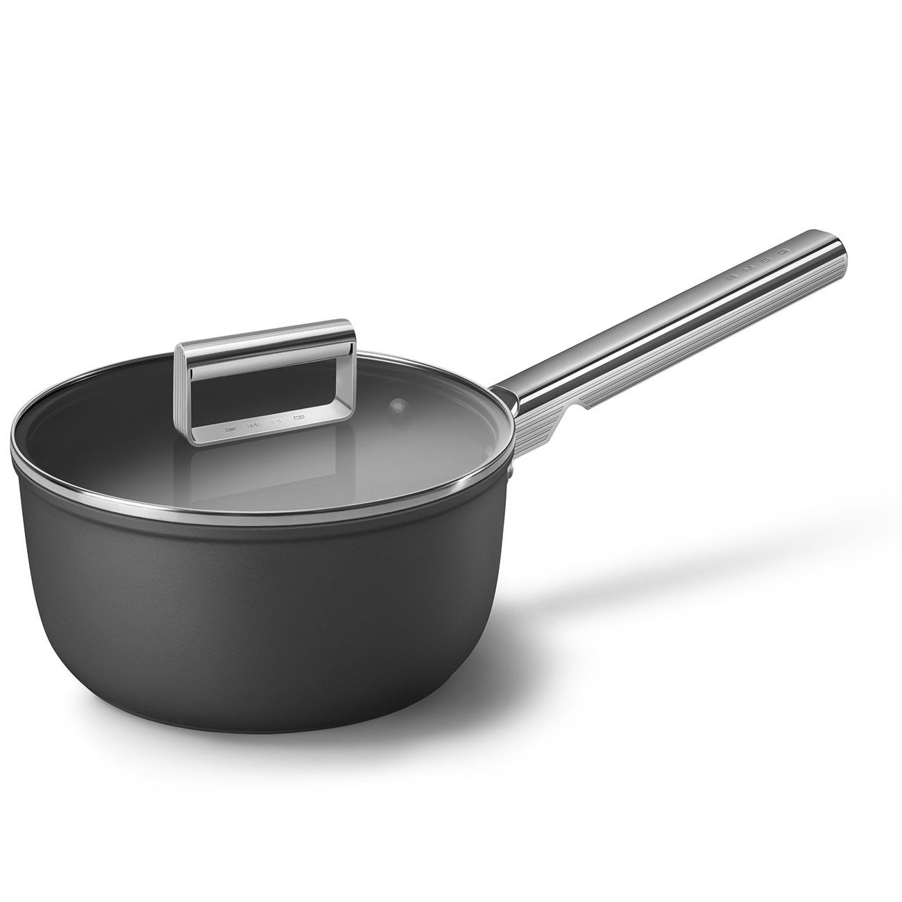 Smeg Mattschwarzes Küchengeschirr-Set mit 5 Teilen