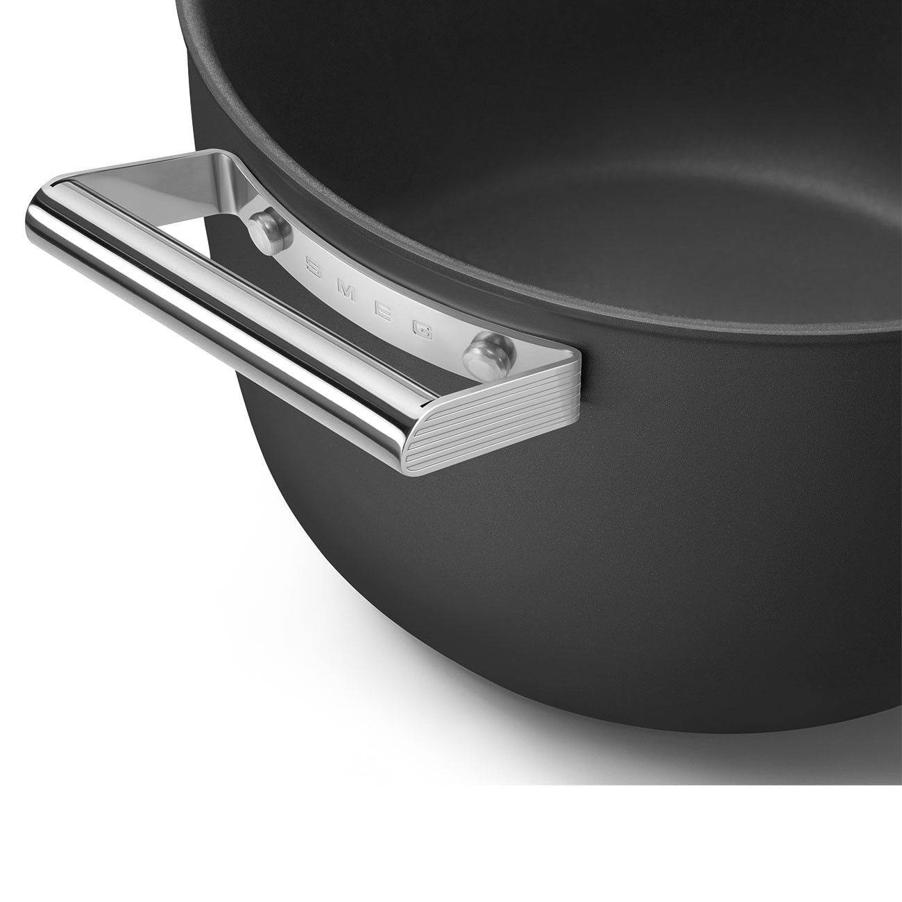 Smeg Mattschwarzes Küchengeschirr-Set mit 5 Teilen