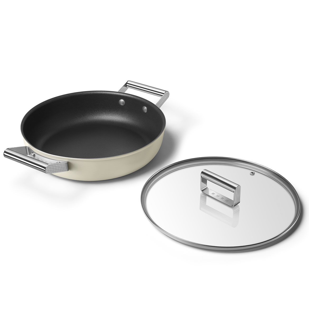 Smeg Mate Cream Küchengeschirr-Set, 4-teilig