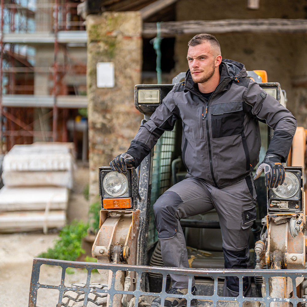 Pantalon de Trabajo Elástico Tenere Pro Gris/Negro Kapriol - 3