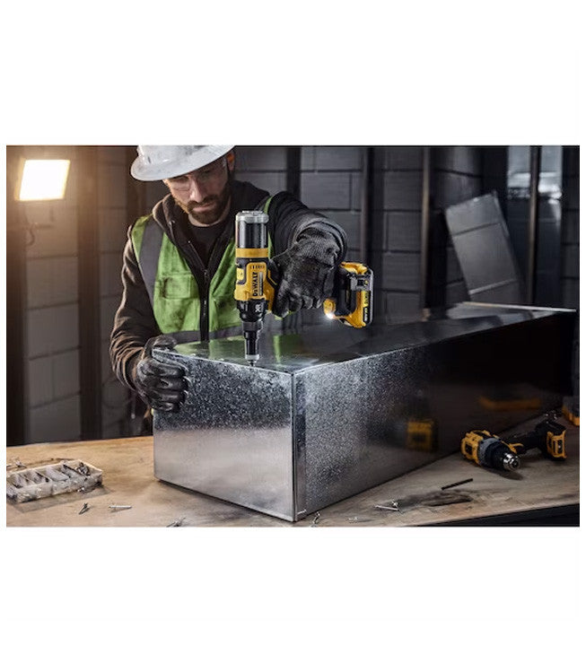 Remachadora sin escobillas 6,3 mm XR 18V Dewalt DCF414NT - 7