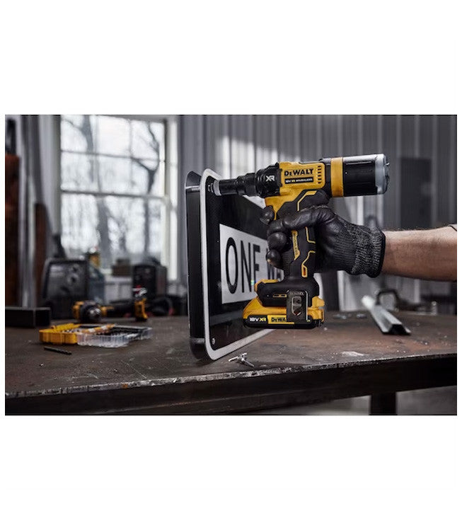 Remachadora sin escobillas 6,3 mm XR 18V Dewalt DCF414NT - 8