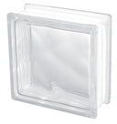 Bloque de vidrio Clear Wave 19x19x8 cm transparente - 1