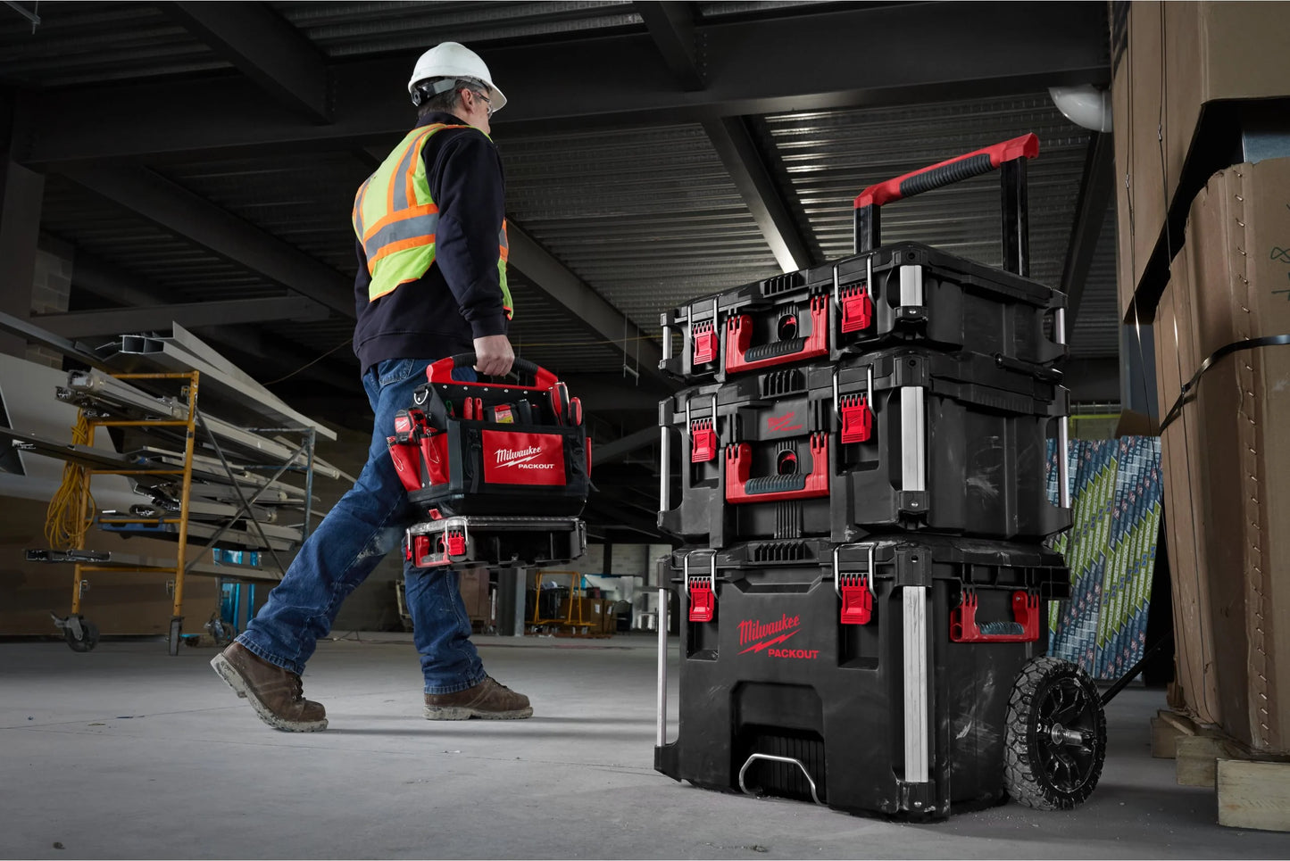 PACKOUT Milwaukee Werkzeugkoffer 3-teilig