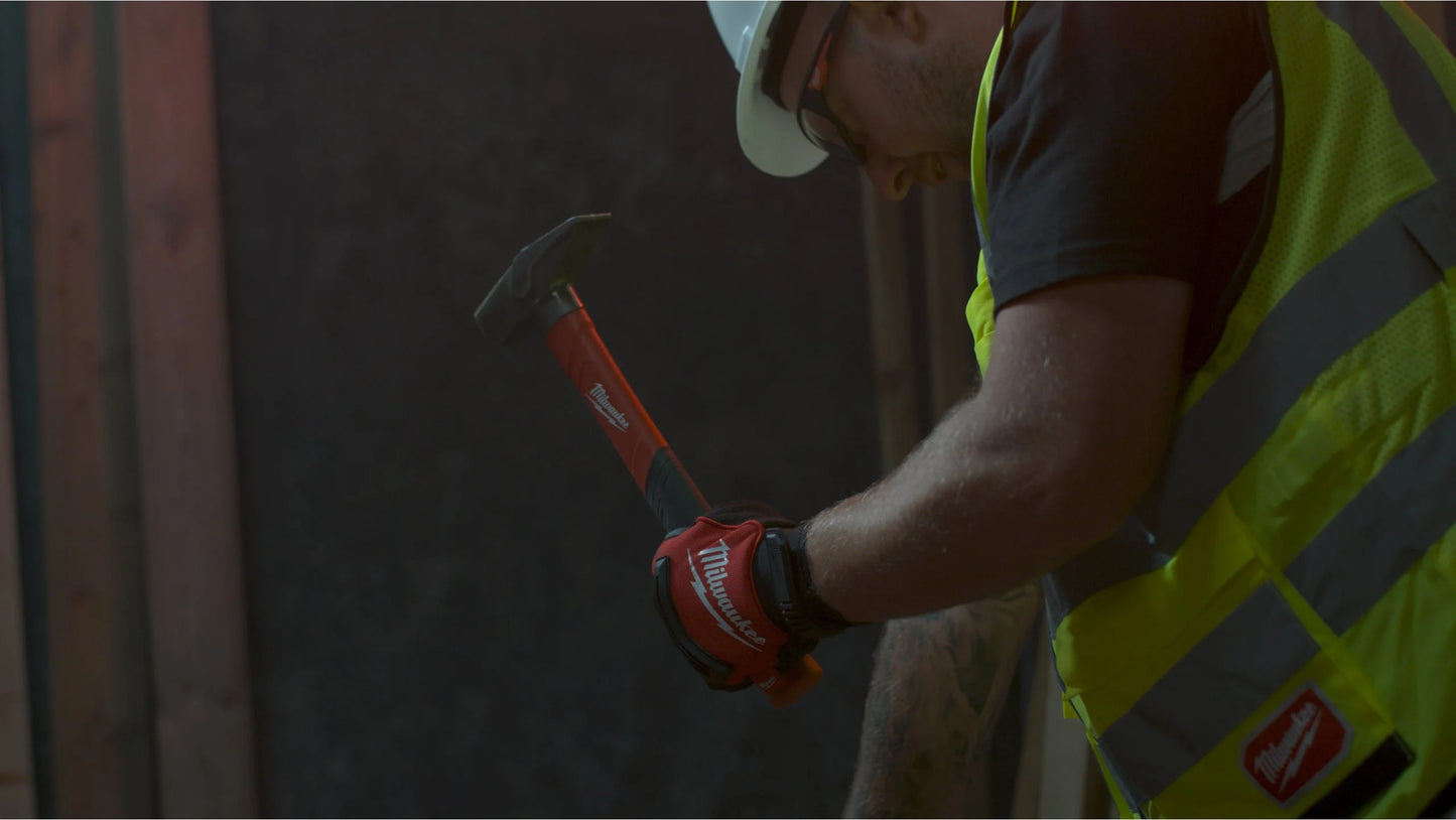 Hammer nach deutscher Bauart mit Glasfaserstiel 300 g Milwaukee