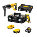 Combo Panel Yeso: Atornillador Pladur DCF620+ Martillo Ligero DCH133 Dewalt + 2 Baterías 18V