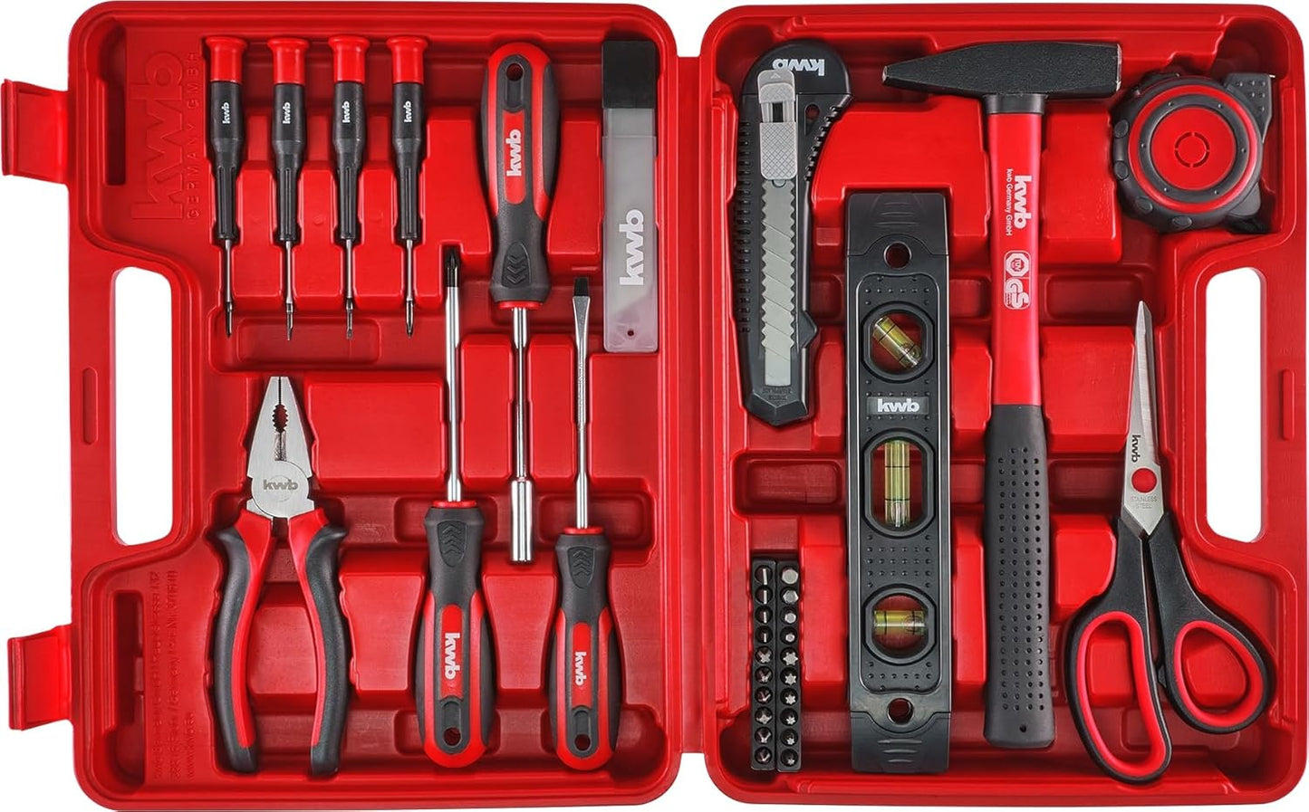 Werkzeugkoffer mit 35 Werkzeugen KWB 49370610