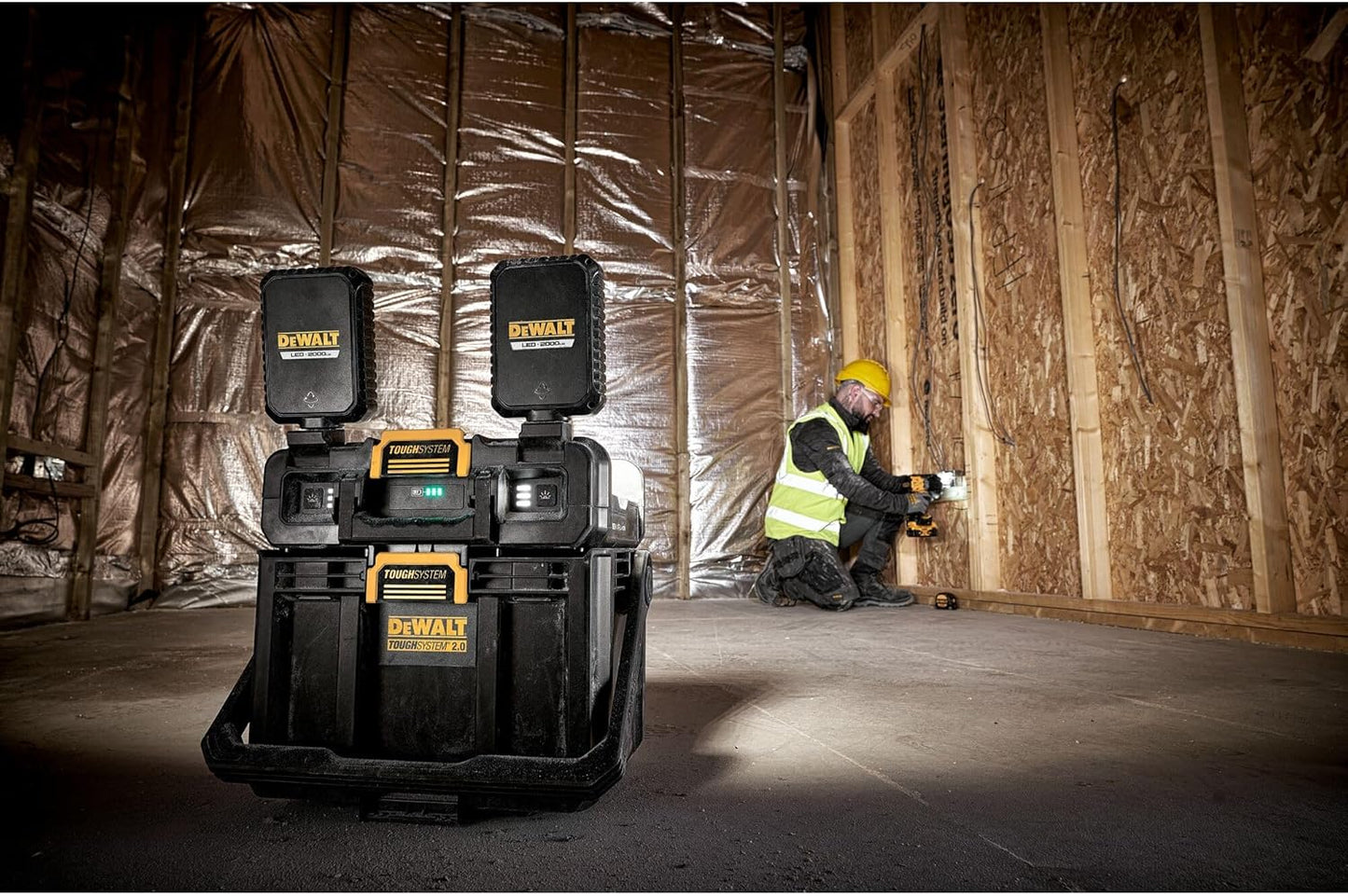 TOUGHSYSTEM 2.0 2-in-1-Leuchtkasten Dewalt DWST08061