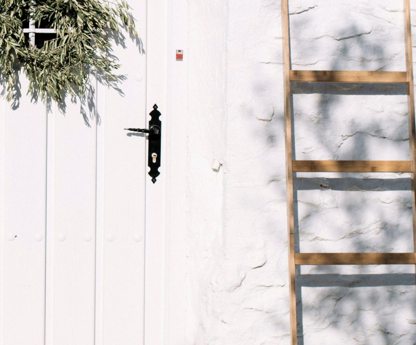 Dekorative Bambusleiter 43 × 4 × 170 cm Andrea House