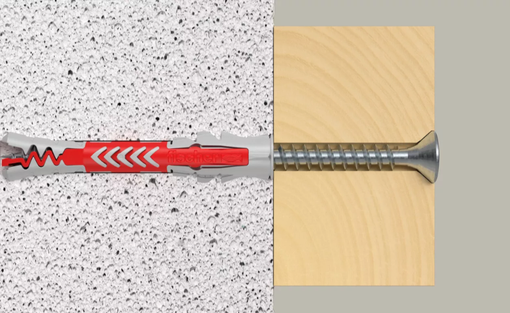 Duopower-Dübelset 10 x 50 L S + Fischer-Schrauben 25 Stück