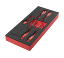 Schaumstoff mit 5 PH Milwaukee-Schraubendrehern