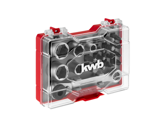 Satz mit 20 KWB Schraubendreherbits und Schlagschraubereinsätzen 49118584