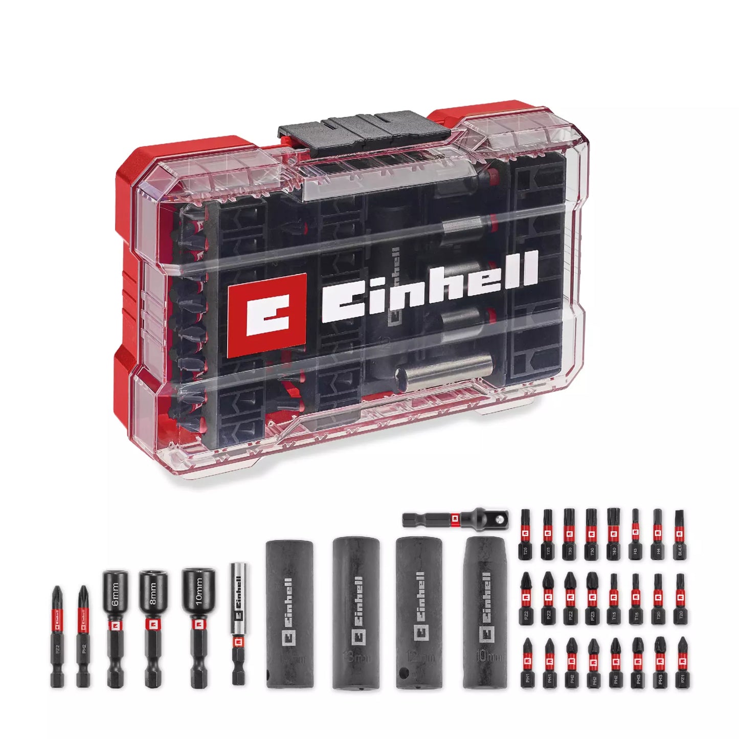 Einhell M-CASE Bit- und Steckschlüsselsatz 35-teilig 49109230