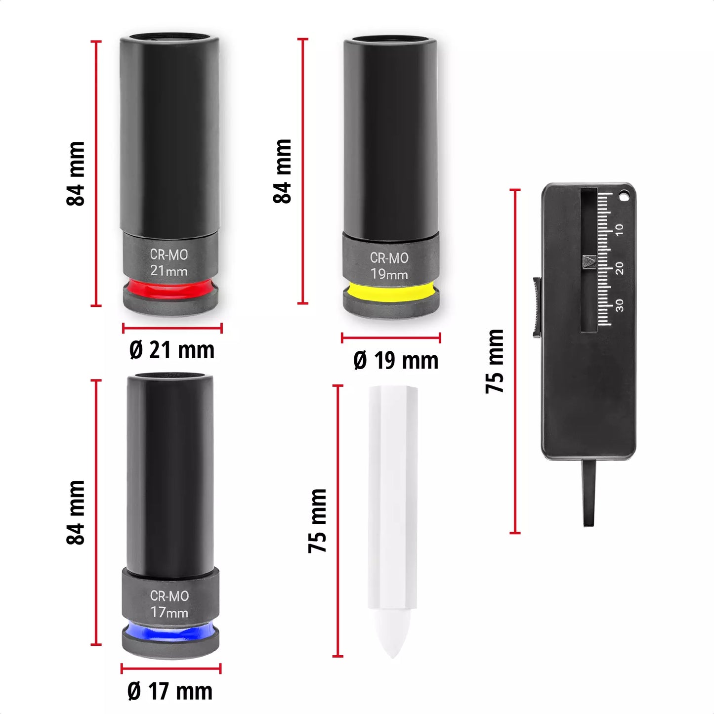 Einhell Schlagschraubersatz 5tlg. 49109273