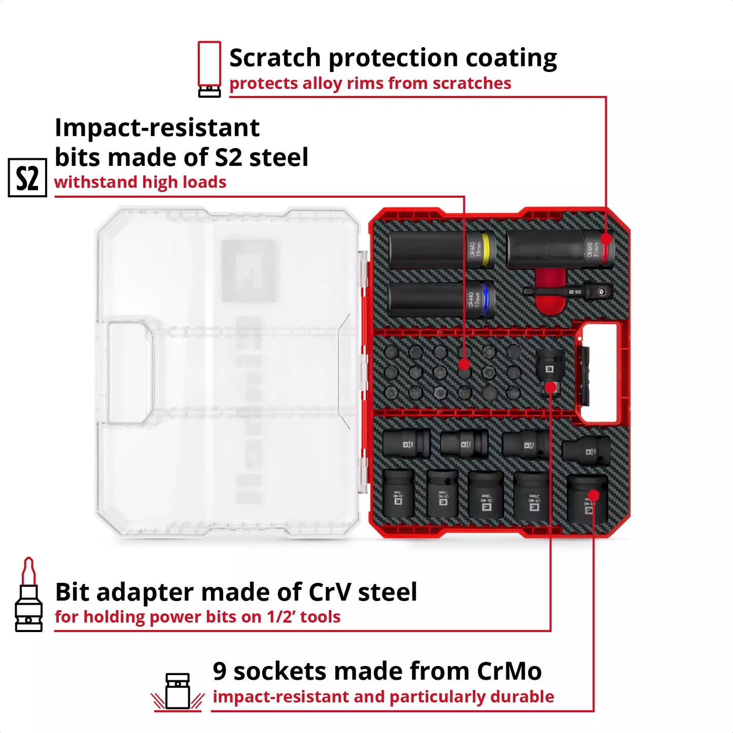 Einhell Schlagschraubersatz 32-teilig 49109288