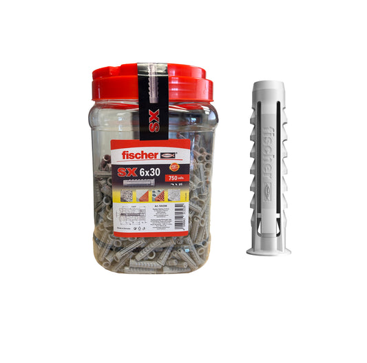 Schachtel 750 Stück SX 6x30 Fischer SX Queues