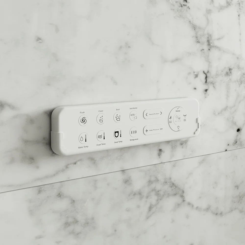 Japanische Toilette mit intelligenter Reinigung Mizubath Rada Wall-Hung Toilet White