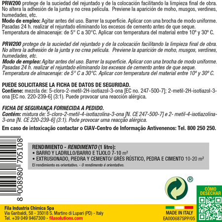 Fila Vorverfugungsschutzflasche 1L PRW200