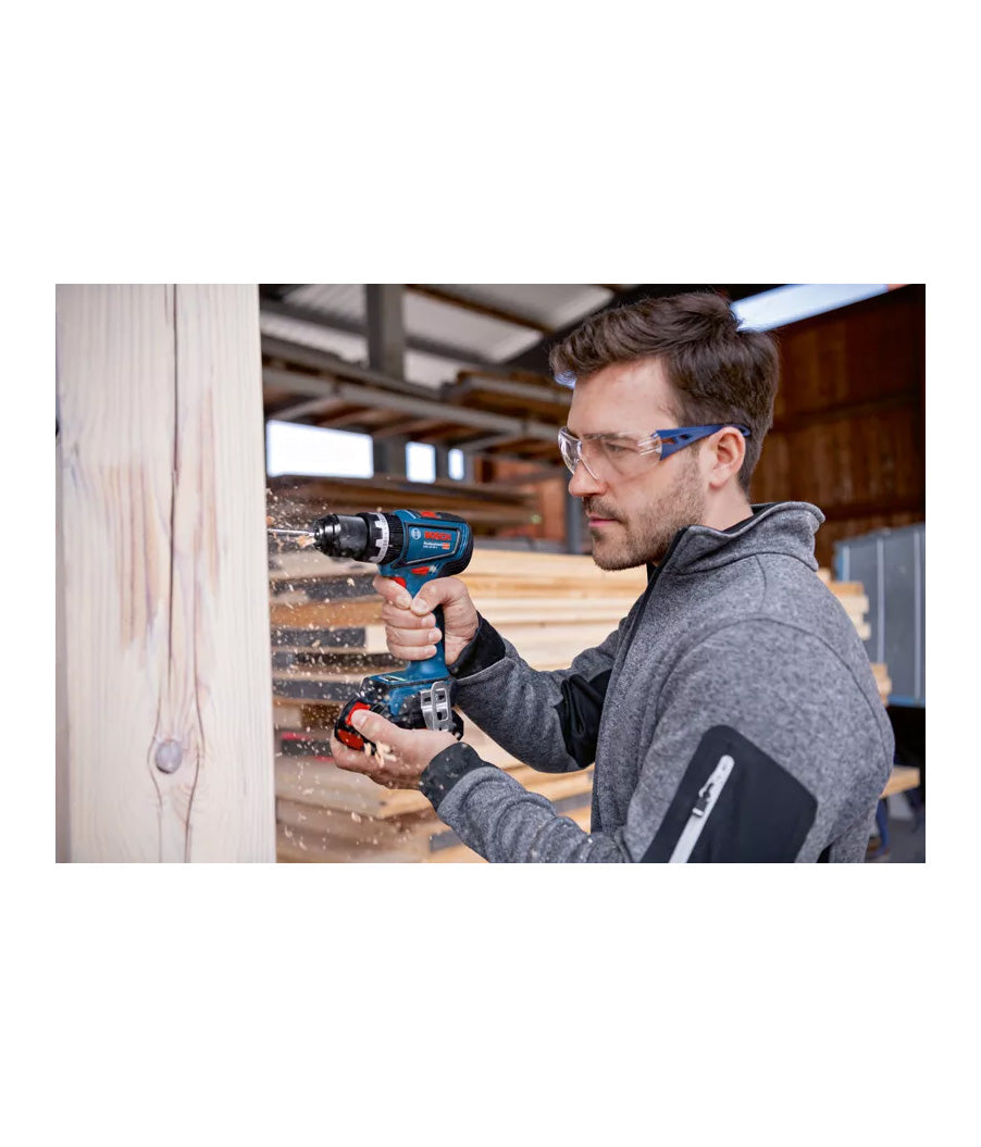 Hammerbohrer 18V mit 2bat 4Ah + Ladegerät + Koffer Bosch GSB 18V-90 C