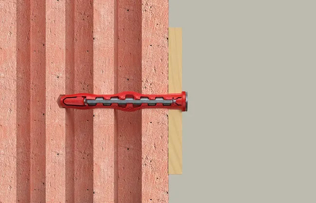 Set mit 4 HybridPower-Tacos aus Nylon und Stahl, 10 x 90, FUS Fischer