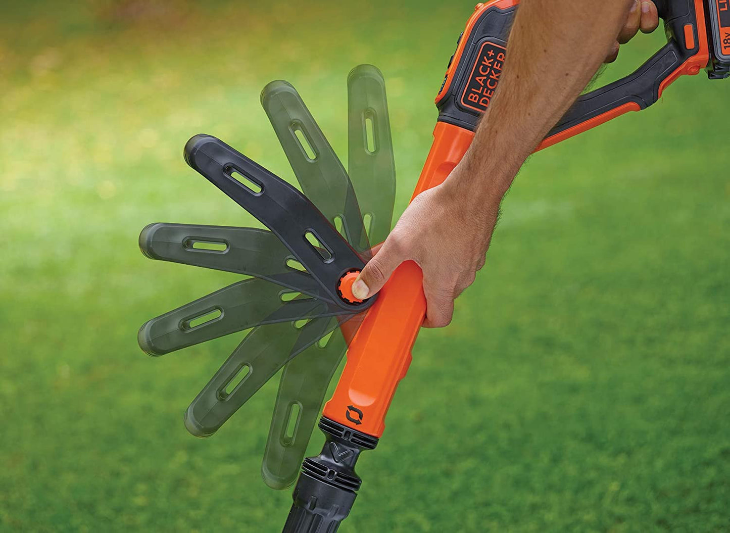 Desbrozadora de batería 18V Black&Decker STC1820PC 28cm 2Ah BLACK + DECKER - 6