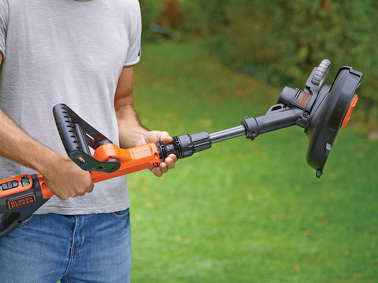 Desbrozadora de batería 18V Black&Decker STC1820PC 28cm 2Ah BLACK + DECKER - 7