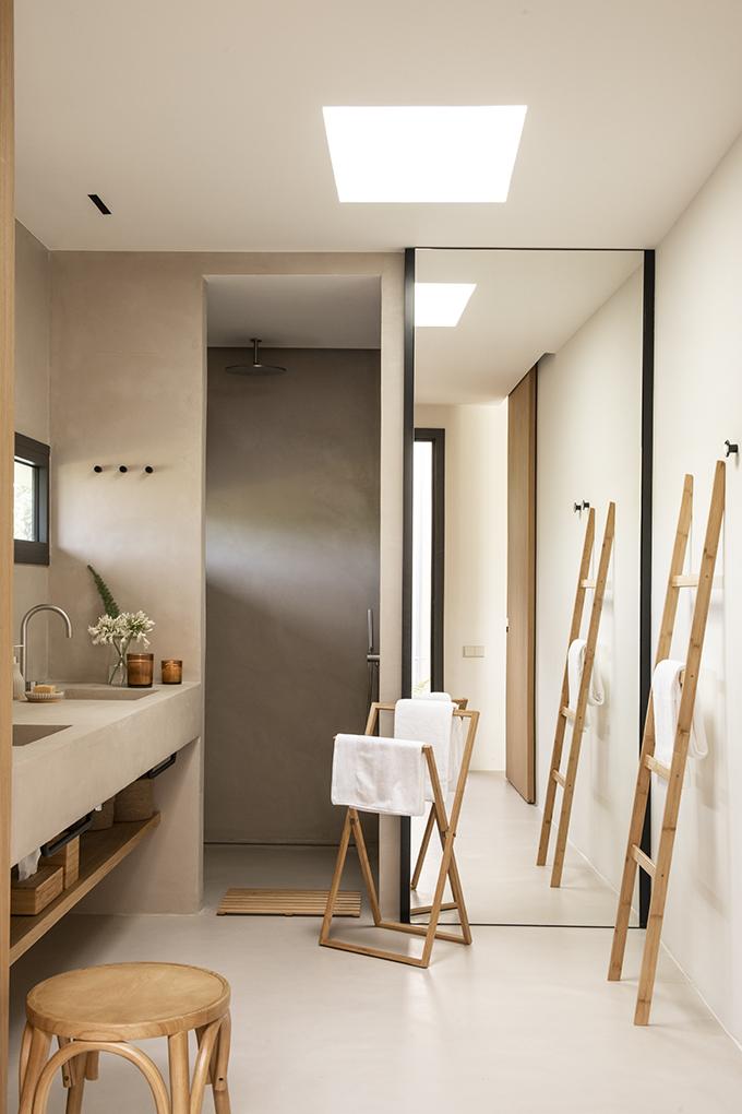 Dekorative Bambusleiter 43 × 4 × 170 cm Andrea House