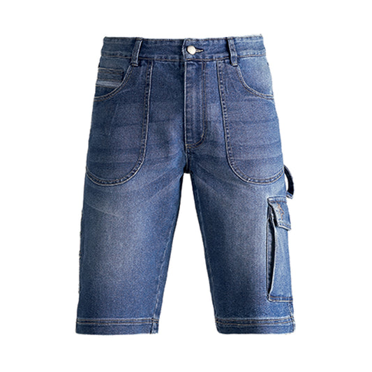 Kurze Kapriol Denim-Jeans