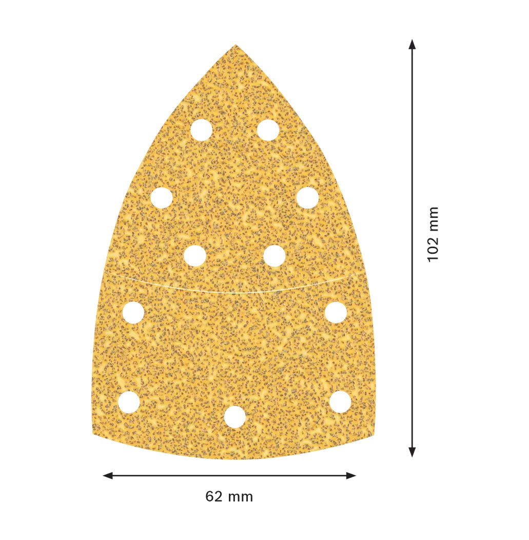 Schleifpapier für Multischleifer 102x62,93mm Expert C470 10 Einheiten Bosch