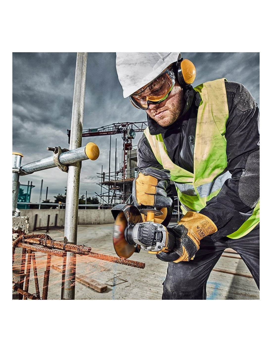 Dewalt DCG405P3 18V XR 125mm Winkelschleifer mit 3 x 5Ah Akkus + Ladegerät + Transportkoffer