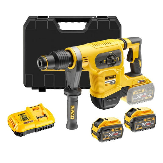 Dewalt 54V 6,1J DCH481X2 Flexvolt SDS-MAX Hammer mit 9Ah Batterien