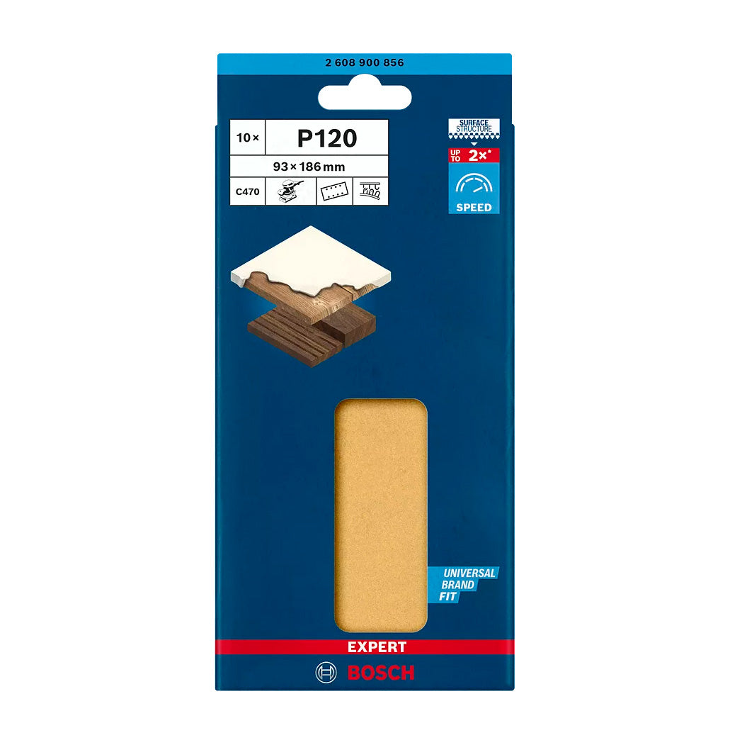 Expert C470 Schleifpapier 93x186mm 10 Einheiten Bosch