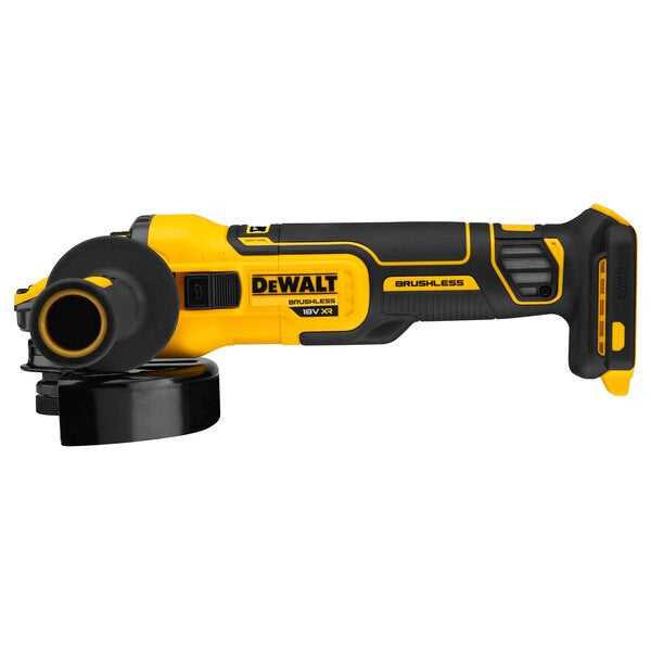 Bürstenloser 18-V-XR-125-mm-Schleifer mit 2 5-Ah-Schlägern und Koffer + Dewalt DCG409P2X-Scheibe