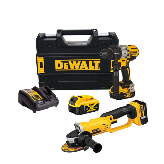 Kombi-Bohrhammer Dewalt XRP DCD996P2 + Schleifer DCG412N