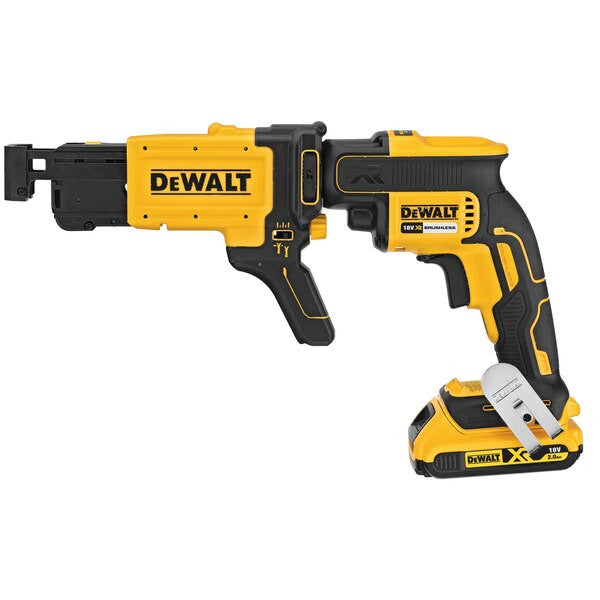 Dewalt 18-V-Gipskartonschraubendreher mit 2 5,0-Ah-Akkus mit Koffer + DCF620P2K-Schnellladegerät