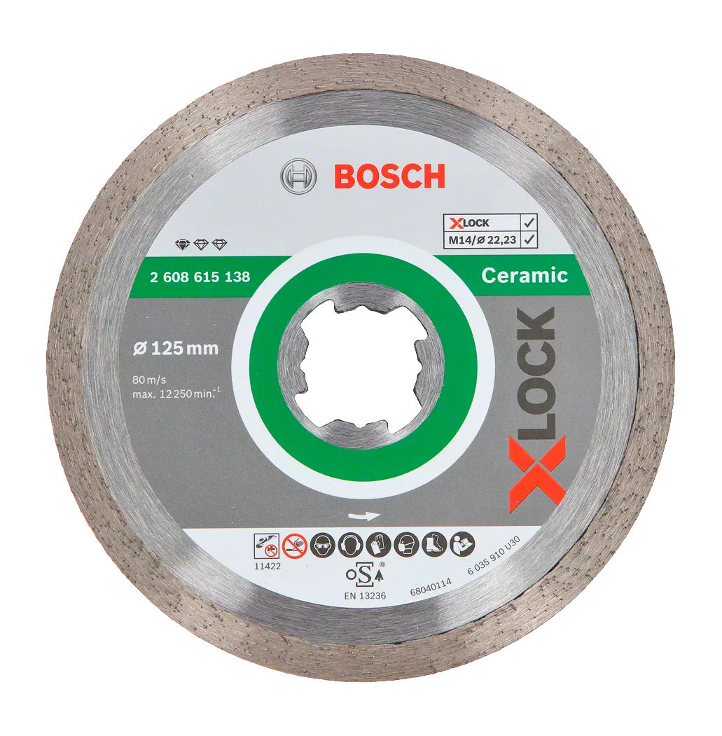 Disco de corte diamante X-LOCK Standard Ceramic Bosch