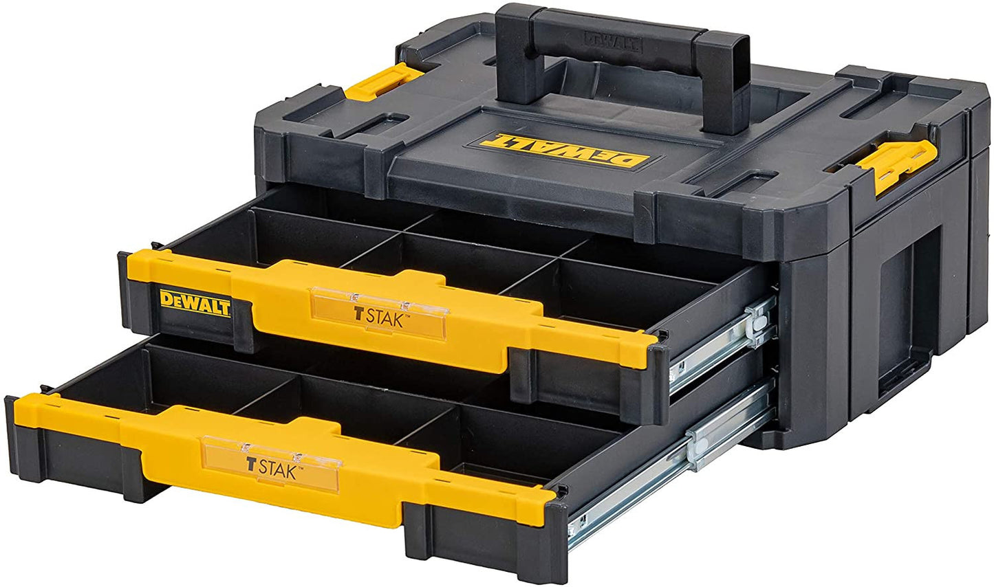 Tstak-Set 3 Aktentaschen + Dewalt-Wagen