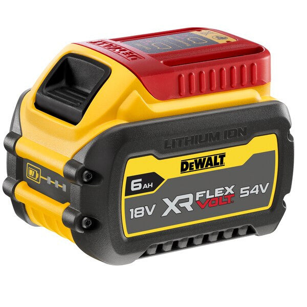 Kit 2 XR Flexvolt 54V/18V 6,0Ah Schienenbatterien und doppeltes XR Flexvolt DCB132T2 Dewalt Ladegerät