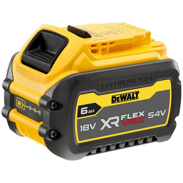 Kit 2 XR Flexvolt 54V/18V 6,0Ah Schienenbatterien und doppeltes XR Flexvolt DCB132T2 Dewalt Ladegerät