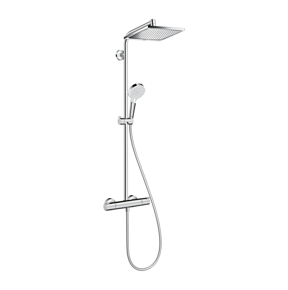 Thermostatisches Brauseset Crometta E 240 1 Strahl Chrom Hansgrohe