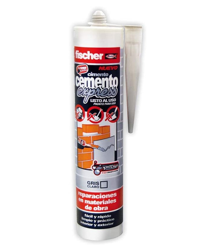 310ml Kartusche Spachtelmasse Fischer Cement Express Hellgrau