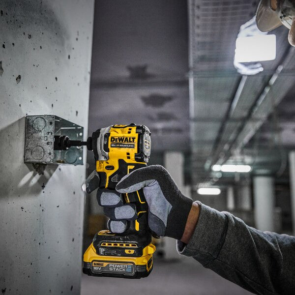 Dewalt DCF850E2T XR 18V ​​​​POWERSTACK kompakter bürstenloser Schlagschrauber