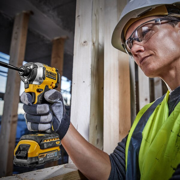 Dewalt DCF850E2T XR 18V ​​​​POWERSTACK kompakter bürstenloser Schlagschrauber